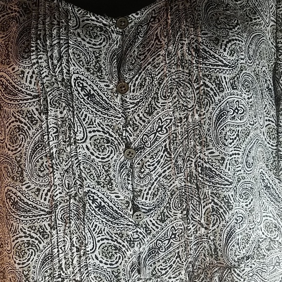 J. Crew, 0142, Paisley top, 100% silk,Size S - Picture 5 of 8